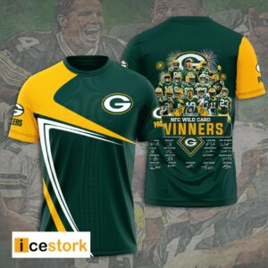 Green Bay Packers 2023 2024 NFC Wild Card Winners Shirt