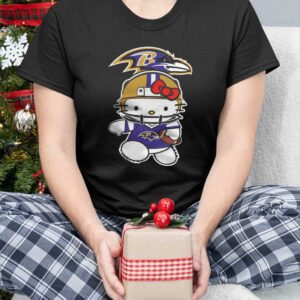 Hello Kitty Baltimore Ravens Shirt