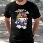 Hello Kitty Baltimore Ravens Shirt