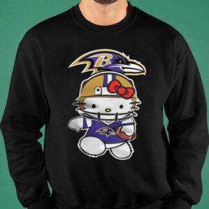 Hello Kitty Baltimore Ravens Shirt