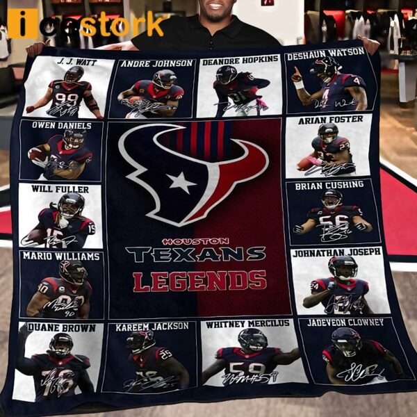 Houston Texans Legends Blanket