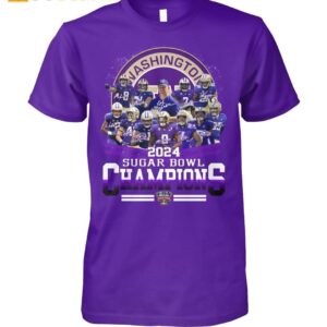 Huskies 2024 Sugar Bowl Champions Signature Shirt