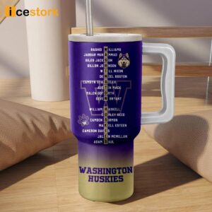 Huskies Let Purple Reign Again 40oz Stanley Tumbler