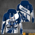 Indianapolis Colts Bugs Bunny Custom Name 3D Hoodie