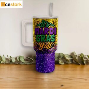 It's Mardi Gras Y'all 40oz Stanley Tumbler