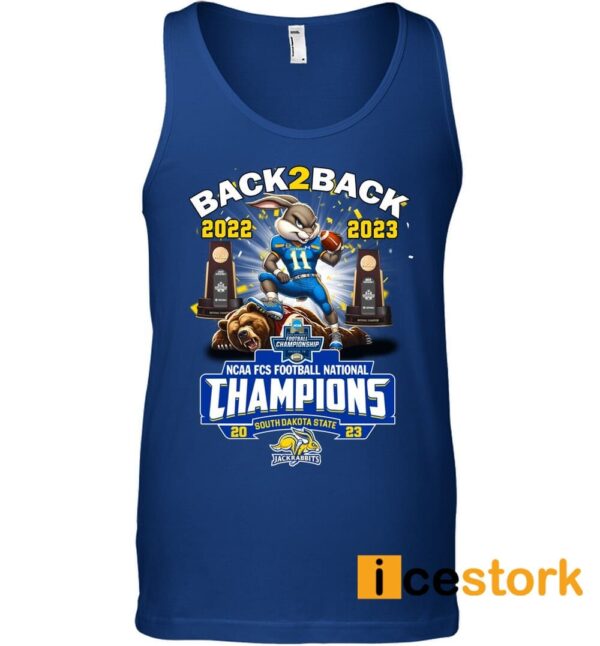 Jackrabbits Back 2 Back 2022-2023 NCAA FCS Football National Champions Shirt