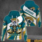 Jacksonville Jaguars Bugs Bunny Custom Name 3D Hoodie