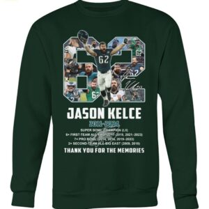 Jason Kelce 2011 2024 Thanks You For The Memories Shirt