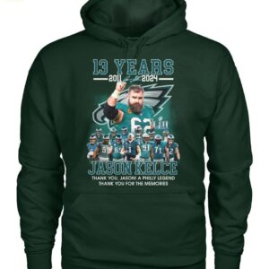 Jason Kelce Thank You Jason A Philly Legend Thank You For The Memories Shirt