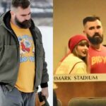 Jason Kelce Wears A Travis Kelce Big Yeti Shirt To Support The Travis Kelce Before Chiefs Bills Game