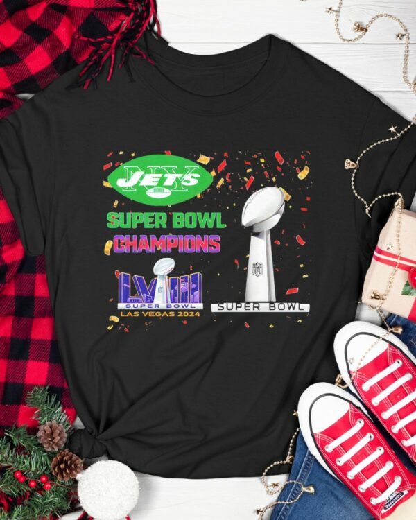 Jets Super Bowl Champions LVIII Las Vegas 2024 Shirt