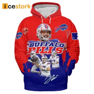 Josh Allen 17 Buffalo 3D Printed Hoodie