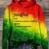 Junglist Print Casual Hoodie