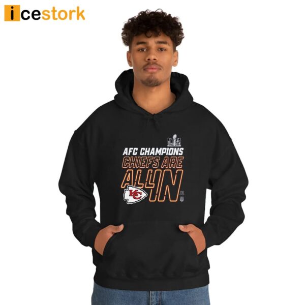 Kansas City Chiefs AFC Champions Chiefs Are All In Shirt