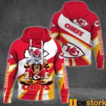 Kansas City Chiefs Bugs Bunny Custom Name 3D Hoodie