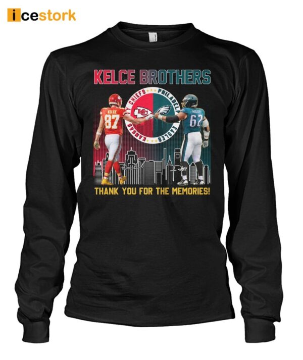 Kelce Brothers Thank You For The Memories Shirt