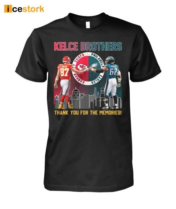 Kelce Brothers Thank You For The Memories Shirt