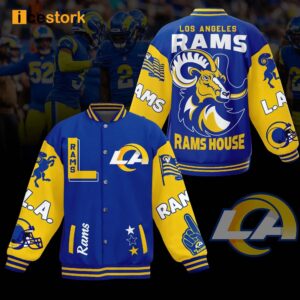 LA Rams Rams House Baseball Jacket