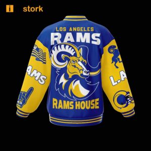 LA Rams Rams House Baseball Jacket