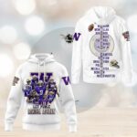 Let Purple Reign Again Huskies 3D Hoodie