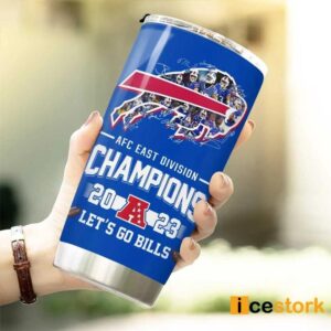 Let's Go Bills AFC East Division Champions Tumbler