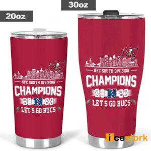 Let's Go Bucs 2023 NFC South Division Champions Tumbler