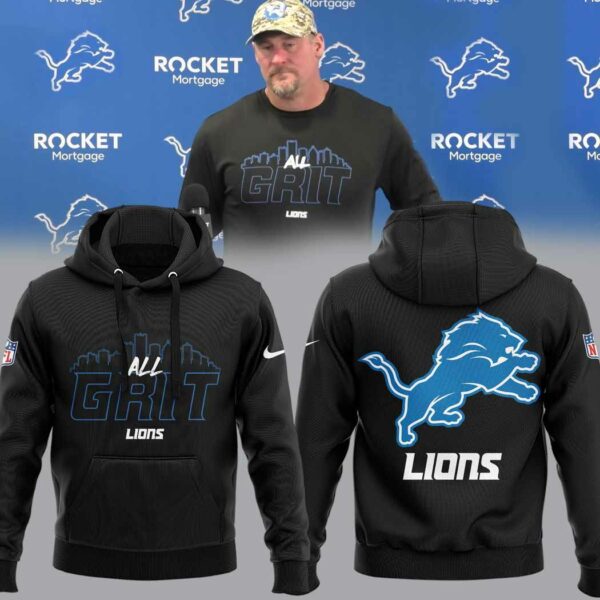 Lions All Grit Coach Dan Campbell Hoodie
