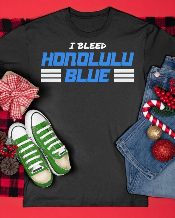 Lions I Bleed Honolulu Blue Shirt