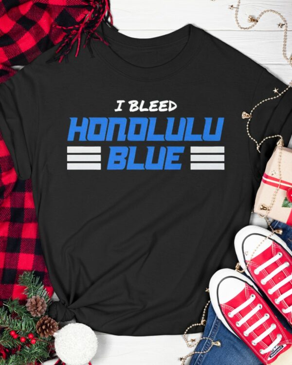 Lions I Bleed Honolulu Blue Shirt