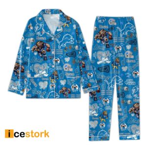 Lions One Pride Button Down Pajamas