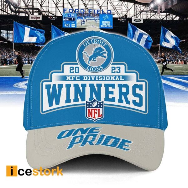 Lions One Pride NFC Divisional Winners Cap