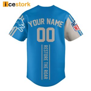 Lions Restore The Roar Custom Jersey