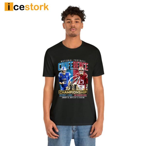 Lions Vs SF 49ers National Football Conference Shirt