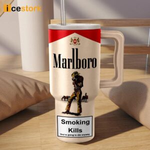 Marlboro Smoking Kills 40oz Stanley Tumbler