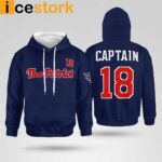 Matthew Slater Patriots Captain 18 Hoodie