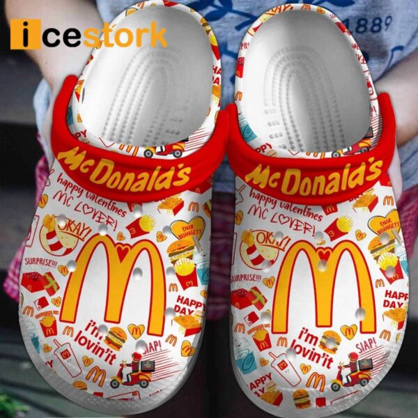 McDonald’s Happy Valentine Mc Lover Crocs