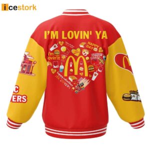 McDonald's i'm Lovin' Ya Baseball Jacket