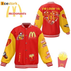 McDonald's i'm Lovin' Ya Baseball Jacket