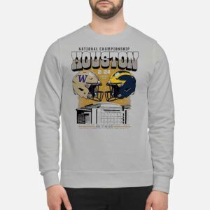 Michigan Vs Washington Huskies National Championship Game Head to Head Stadium Shirt2