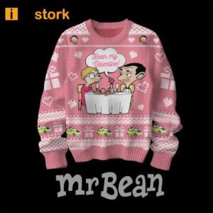 Mr Bean Bean My Valentine Ugly Sweater