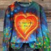 My Heart Smiles When I Think Of You Casual Sweatshirt