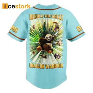 Panda BeHoldvThe Great Dragon Warrior Custom Jersey