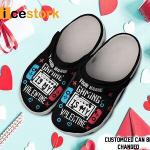 Personalized Gaming Is My Valentine Crocs