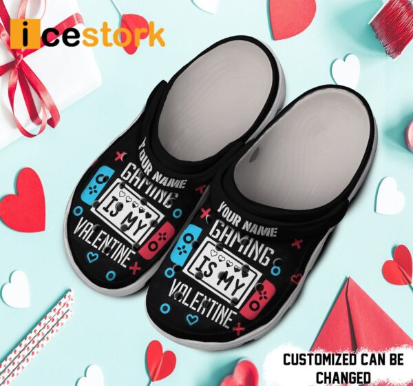 Personalized Gaming Is My Valentine Crocs