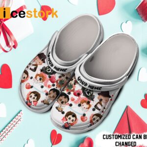 Personalized Horror Valentine’s Day Crocs