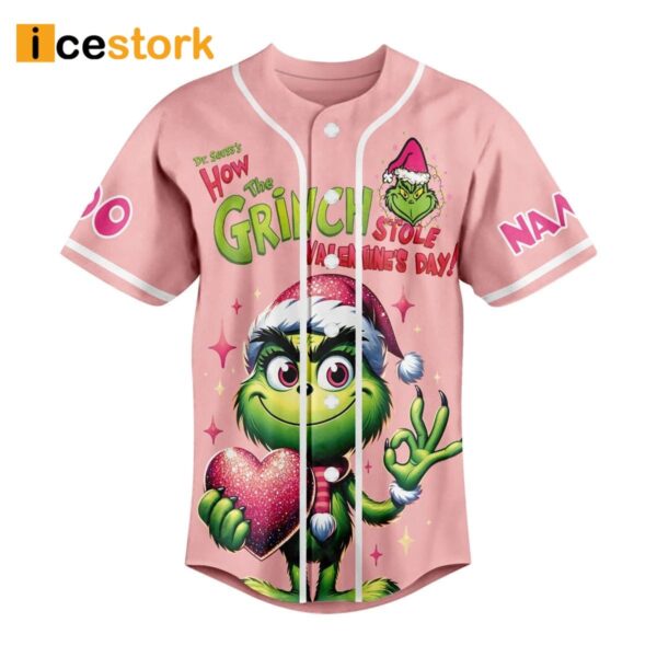 Personalized The Grnch I’m Back Valentines Day Cancelled Baseball Jersey