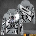 Raiders Bugs Bunny Custom Name 3D Hoodie