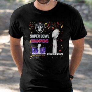Raiders Super Bowl Champions LVIII Las Vegas 2024 shirt