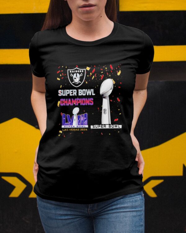 Raiders Super Bowl Champions LVIII Las Vegas 2024 Shirt