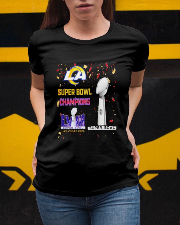 Rams Super Bowl Champions LVIII Las Vegas 2024 Shirt